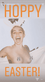 Miley Cyrus plus sexy que jamais pour Pâques